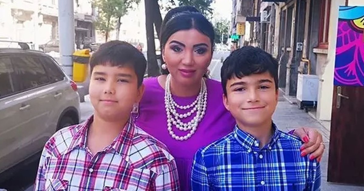 Adriana Bahmuțeanu, alături de Eduard și Maximus Prigoană