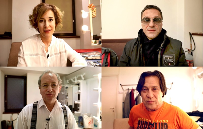 VIDEO/ Urările actorilor TNB: ce le transmit Claudiu Bleonţ, Dan Puric şi Medeea Marinescu spectatorilor