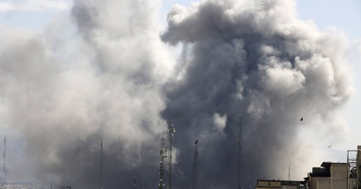 Imagine de la bombardarea Teheranului de către Israel și SUA. Foto: Imago Images