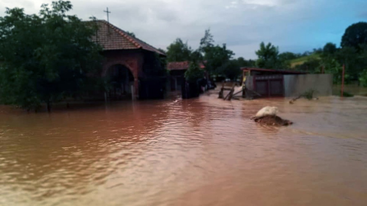 Cod portocaliu de inundații în Harghita