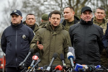 Volodymyr Zelenski.
