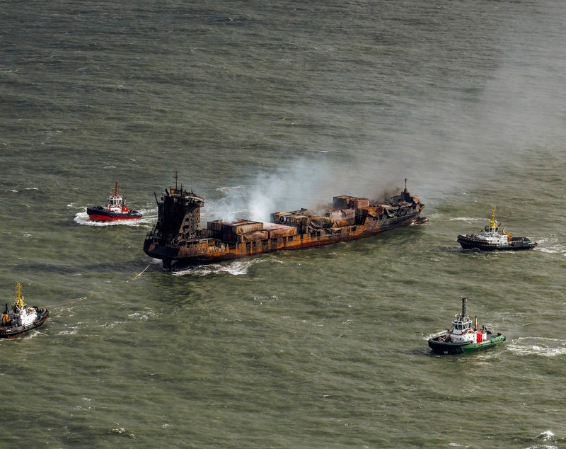 Comandantul navei care s-a ciocnit de un petrolier în Marea Nordului e rus