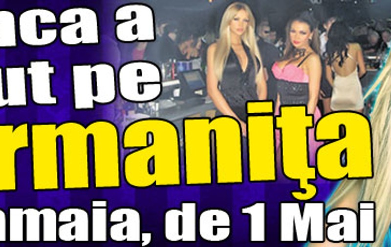 Bianca a făcut pe barmaniţa la Mamaia, de 1 Mai