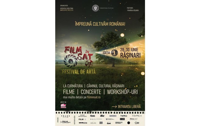 Film în Sat, festival de artă în mediul rural revine la Cernătești, Dolj, între 5 – 7 iulie