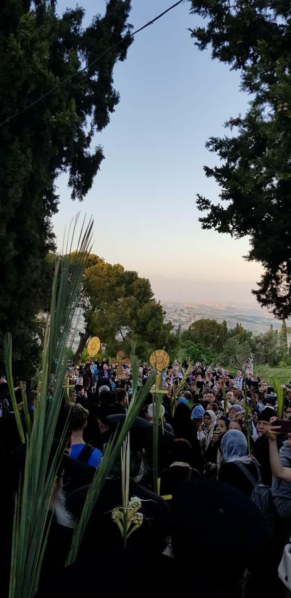 Sute de ortodocși au celebrat Floriile în Ierusalim
