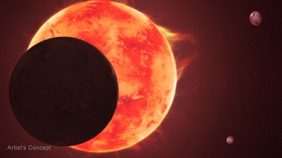 Imagine ilustrativă ce arată planeta TRAPPIST-1. Noul sistem descoperit de NASA se află la 40 de ani-lumină de Pământ