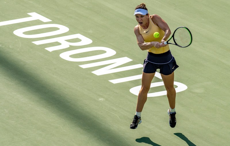 VIDEO | Simona Halep - Marie Bouzkova, în sferturile Rogers Cup 2019. Simona a abandonat,  accidentată la tendon