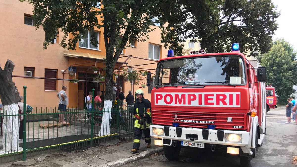 incendiu în Câmpia Turzii