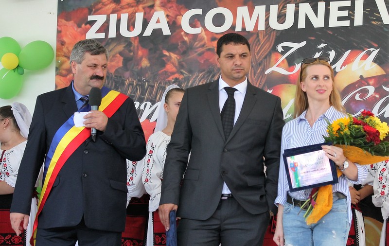 Ionel Ganea și Alina Dumitru au primit titlul de ”Cetățean de Onoare” ai comunei Vâlcelele