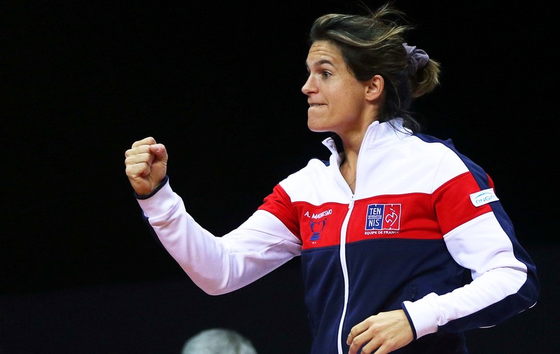 Amelie Mauresmo, prima femeie căpitan al echipei Franţei de Cupa Davis