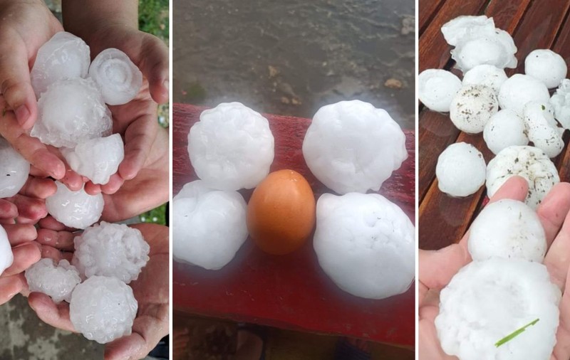 Grindină mai mare decât oul de găină în Vâlcea. Județul a fost sub cod roşu de vijelii