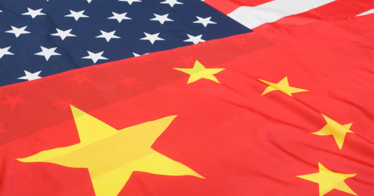 Steagurile Statelor Unite ale Americii și Chinei. Imagine cu caracter ilustrativ Foto: Profimedia