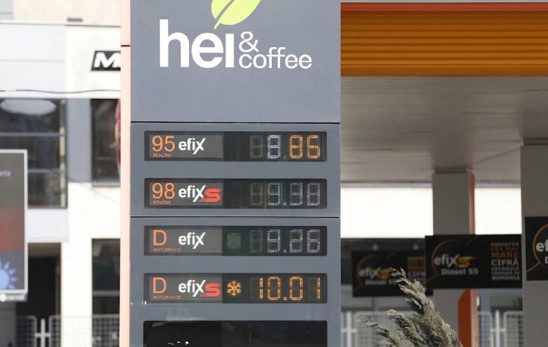 Motorina premium a trecut de 10 lei pe litru în unele stații din România: creștere de 10% în 18 zile
