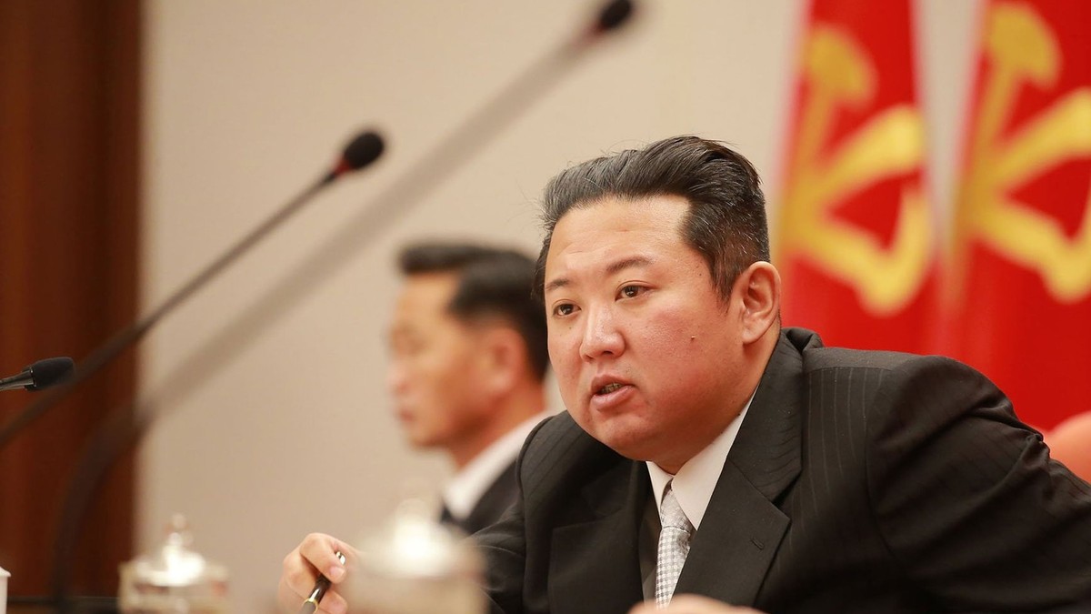 Președintele din Coreea de Nord, Kim Jong-un, decembrie 2021