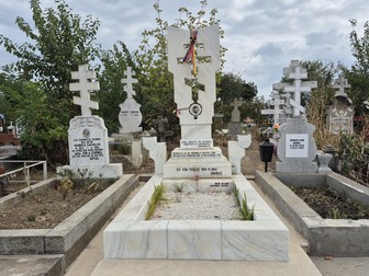 Mormântul lui Gavrilov Corneliu. Foto: Adrian Anton