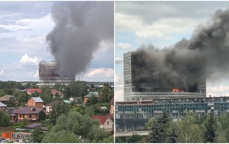 Incendiu masiv la un fost institut de cercetare de lângă Moscova: cel puțin opt morți