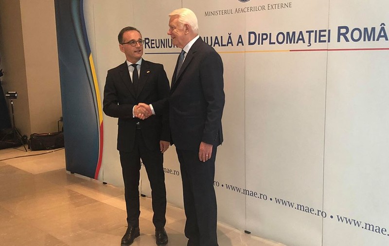 Ministrul German de Externe, la București: "Suntem îngrijorați că o dezbatere despre valori duce la polarizare și violențe"