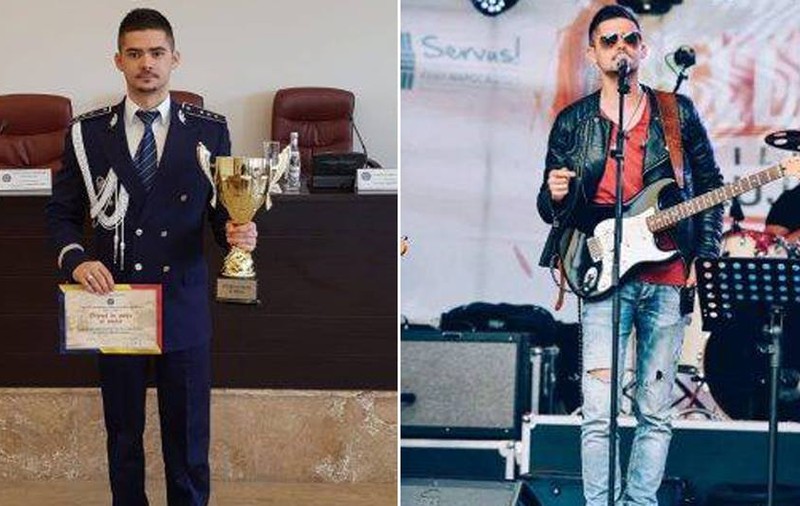 EXCLUSIV /”Prizonier” între scenă și scena crimei. Povestea lui Alexandru Ionașc, omul care noaptea e chitarist și ziua polițist!