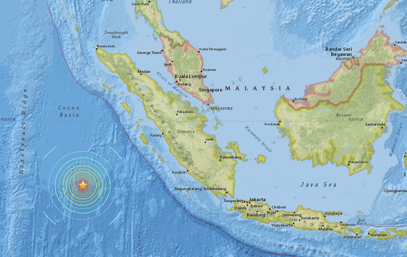 UPDATE|Cutremur uriaș de 7,9 grade în insula Sumatra! Alerta de TSUNAMI a fost anulată!