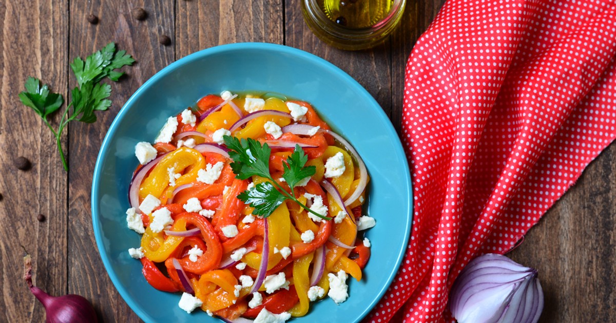Salata de ardei copți