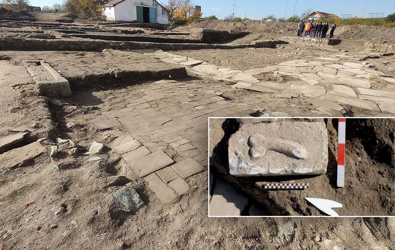 Falus sculptat, în lungime de 26,5 centimetri, descoperit în „orașul de aur” de lângă Alba Iulia. „Avea rol în lupta împotriva «Ochiului Rău»”