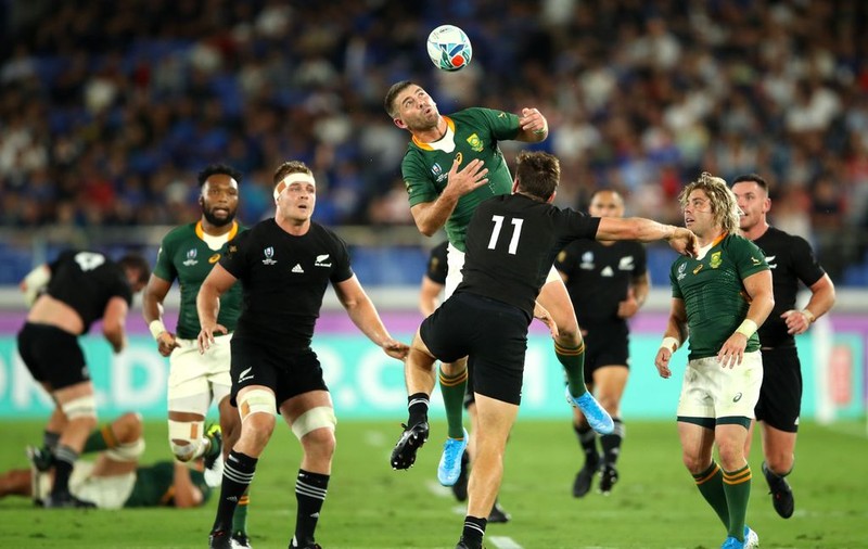 Campioană mondială en-titre, Noua Zeelandă a bătut Africa de Sud, în ”finala din grupe”, de la Cupa Mondială de rugby 2019