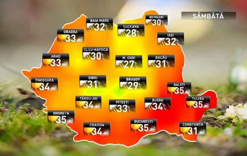 Prognoza meteo pe 1 septembrie. Canicula pune stăpânire pe mai multe zone din țară