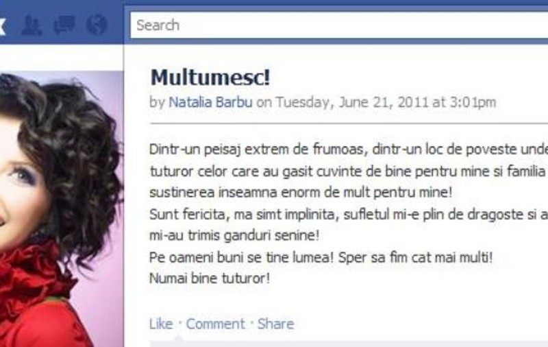 Natalia Barbu a transmis un mesaj din luna de miere: "Sunt fericită, mă simt împlinită"