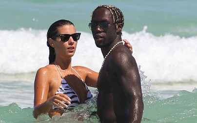 Înainte de a veni la Mamaia, Bacary Sagna s-a distrat împreună cu soţia sa la Miami