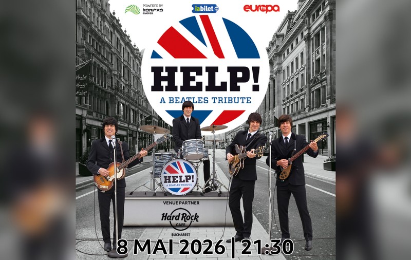 „Help!” vine la București: concert tribut The Beatles la Hard Rock Cafe București