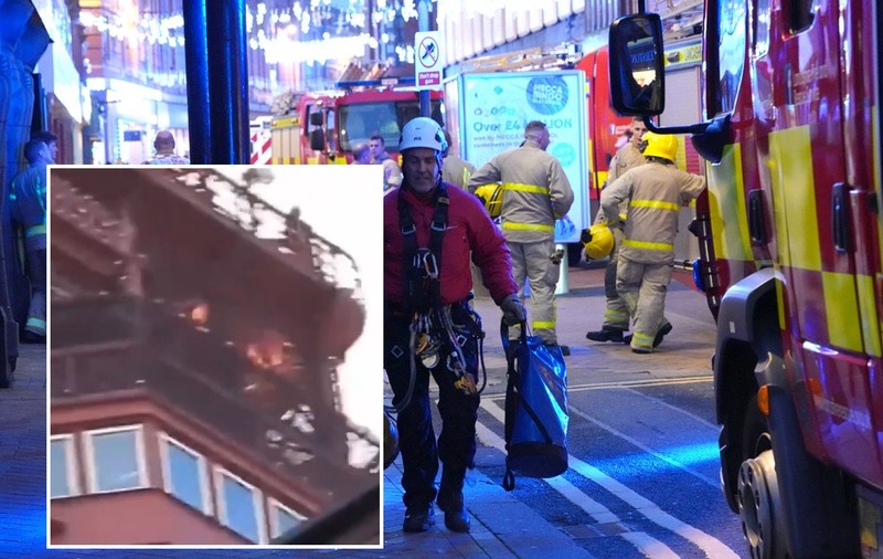 Plasele portocalii montate în vârf pentru renovare au fost confundate cu flăcări, s-a dat alarma de incendiu și turiștii au fost evacuați din Blackpool Tower