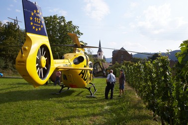 Aparatul de zbor de tip ADAC a aterizat în siguranță