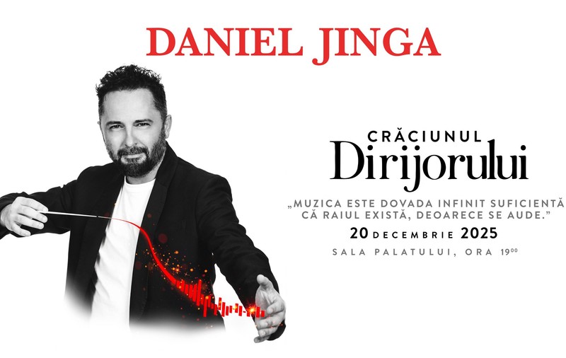 „Crăciunul Dirijorului” cu Daniel Jinga, un eveniment-simbol care regândește magia sărbătorilor prin artă și inovație