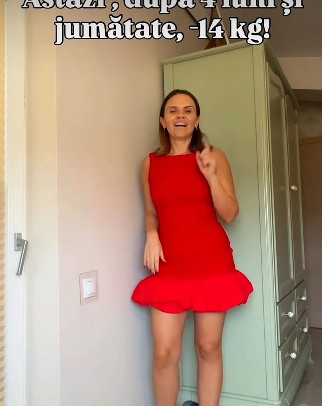 Imagini cu Cristina Șișcanu, după ce a slăbit 14 kilograme. Soția lui Mădălin Ionescu a îmbrăcat o rochie mini