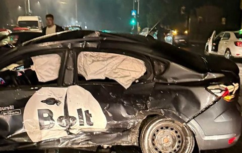 accident cu autoturism Bolt in Pitesti