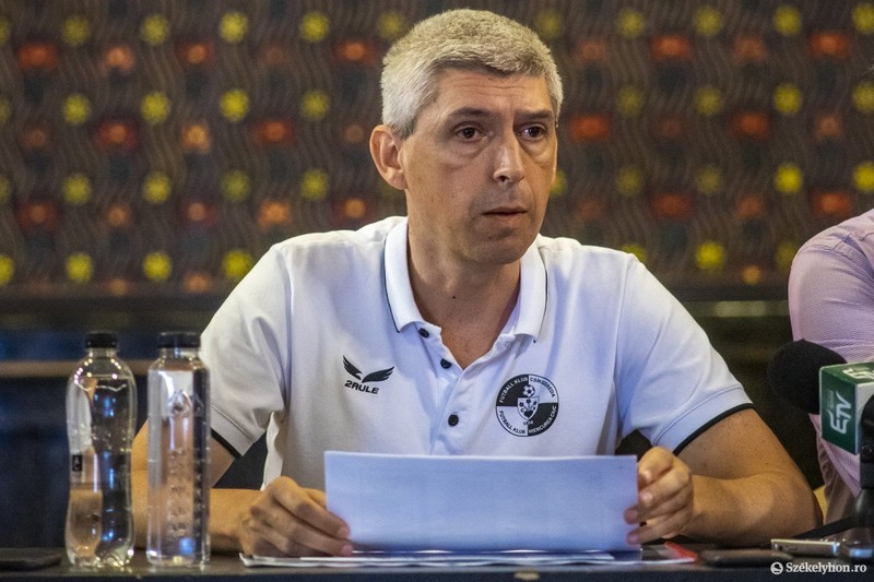 Szondy Zoltán, șeful clubului de fotbal FK Csikszereda. Foto: Szekelyhon