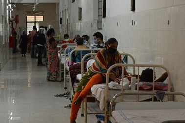 Spitalele, deja arhipline ca urmare a numărului mare de pacienți Covid, au trebuit să pregătească noi locuri pentru pacienții infectați cu mucormicoză Foto: Profimedia