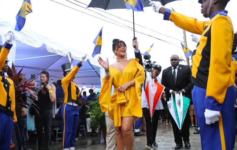 Rihanna are propriul bulevard în insula sa natală