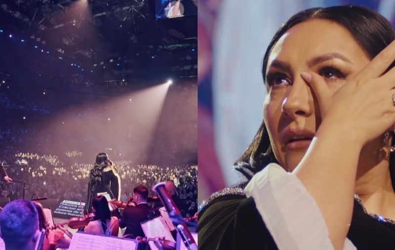 Gestul făcut de Andra în fața celor 20.000 de spectatori de la concertele ei de Crăciun din Cluj: „Două zile și mii de lacrimi”