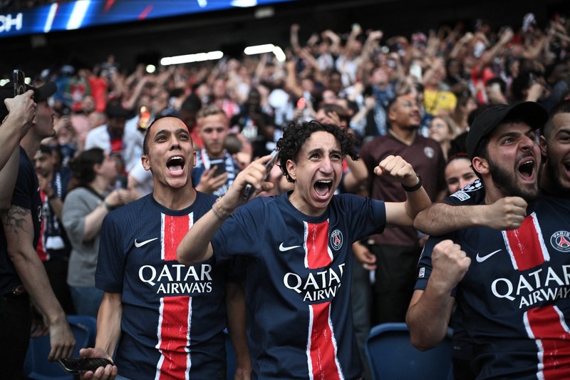 Bucuria suporterilor PSG, Foto: Profimedia