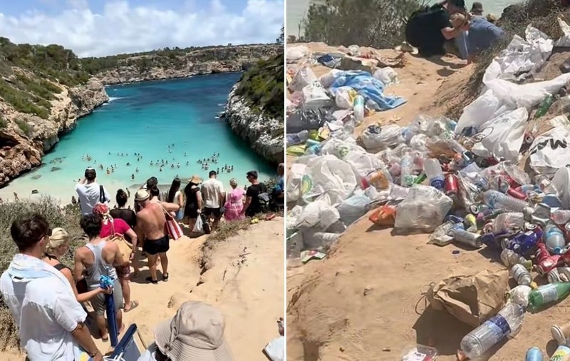 Paradisul din Spania, distrus de influenceri: turiști și gunoaie peste tot