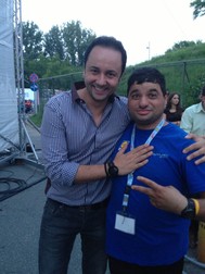 Tudorel alături de Măruță, pe care îl numește ”tată”