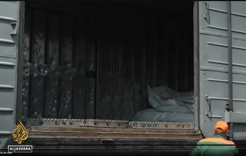 VIDEO. Ucrainenii stivuiesc corpurile soldaților inamici în vagoane frigorifice, dar rușii nu vor să le ia. „S-ar putea să fim nevoiți să-i îngropăm pe cheltuiala noastră”