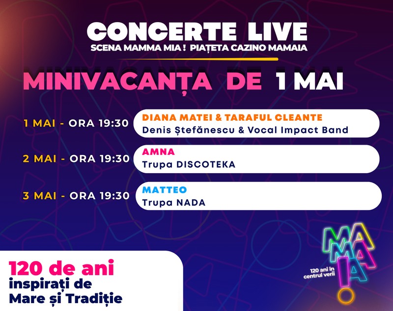 Ce poți face în Mamaia de 1 mai 2026. Concerte, petreceri și programul evenimentelor