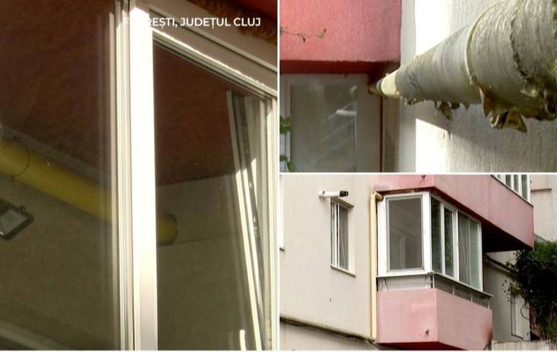 O femeie din Cluj şi-a închis balconul cu tot cu ţeava de gaze a blocului. Ce este acum obligată să facă