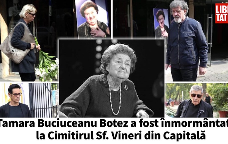 Marii artiști, declarații emoționante la înmormântarea Tamarei Buciuceanu Botez. Arșinel: „Niciodată nu se plângea de nimic”