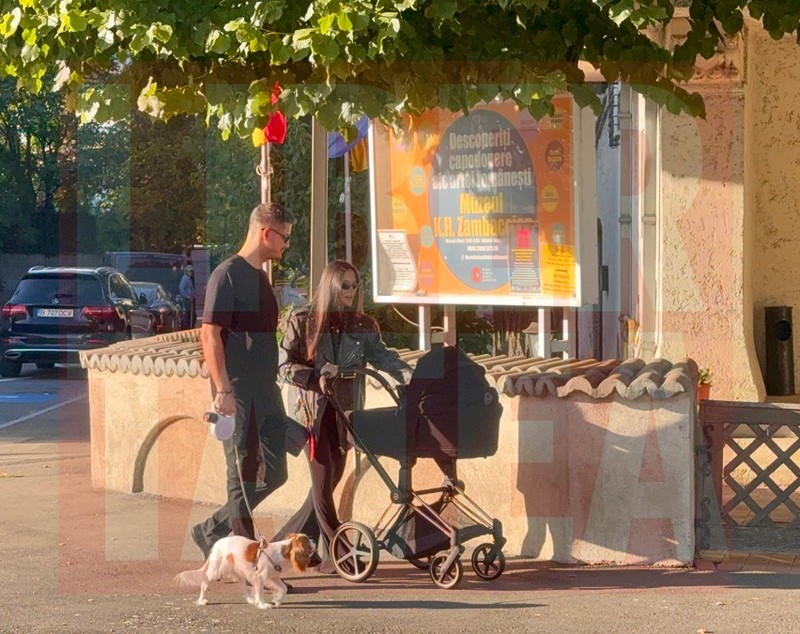 Primele imagini cu Corina și Mihnea Năstase în rolul de părinți. Cum au apărut cu bebelușul lor, al treilea nepot al lui Adrian Năstase