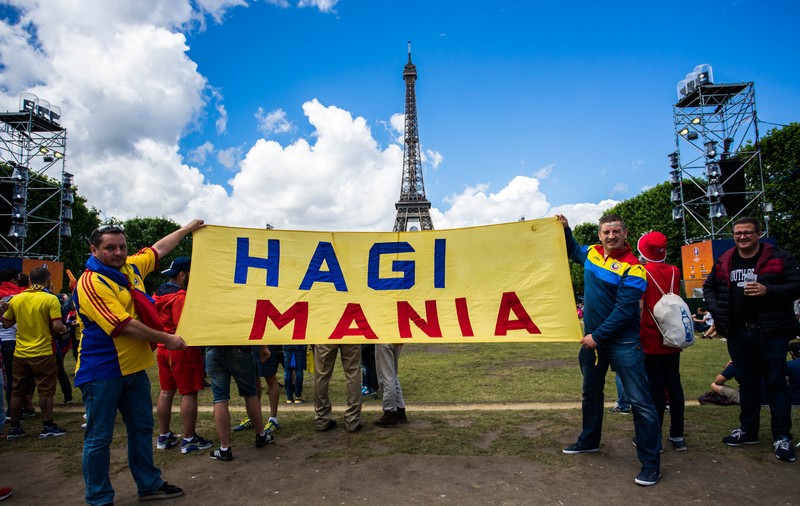 Euro 2016. România - Elveția. Un fan român și-a scris cu ciobul pe mână numele ”Regelui”! FOTO & VIDEO