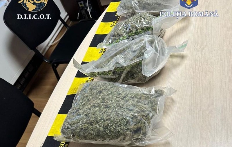 Agent de penitenciar din Maramureș, prins în flagrant când ridica un colet cu peste 2,3 kilograme de canabis