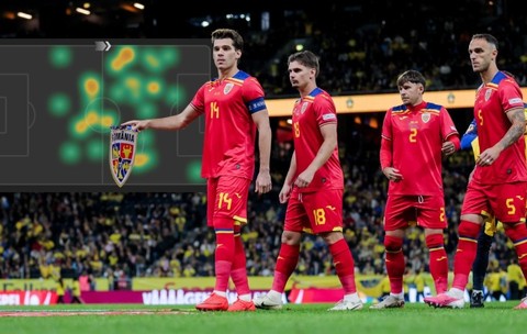 Ianis Hagi, nota 6.3 în Suedia: 34 de atingeri și 82% pase reușite la primul meci cu Gică Hagi selecționer
